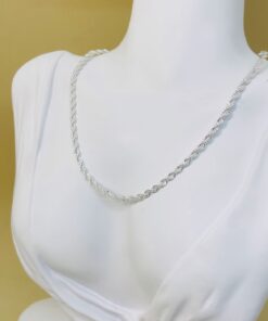 Colar Cordão Baiano Prata