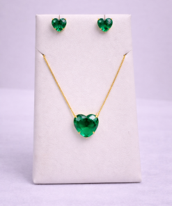 Conjunto Coração Verde bandeira