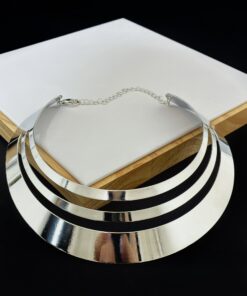 Chocker Aro Três Fios Prata