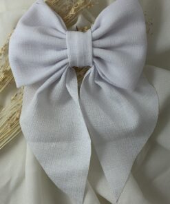 Laço de Cabelo Branco