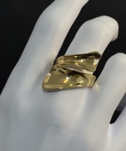 Anel Tendência Dourado