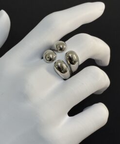 Anel Tendência Prata