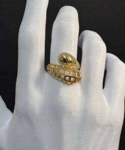 Anel Tendência Dourado