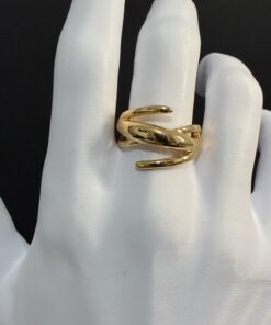 Anel Tendência Dourado