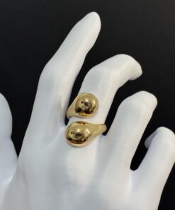 Anel Tendência Dourado