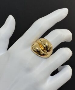 Anel Tendência Dourado