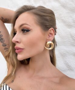 Brinco Bijoux Premium Dourado / Prata