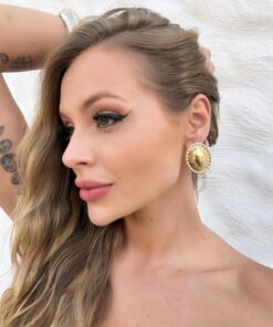 Brinco Bijoux Premium Dourado / Prata