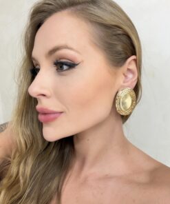 Brinco Bijoux Premium Dourado / Prata