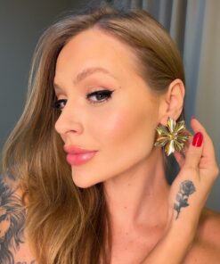 Brinco Bijoux Premium Dourado / Prata