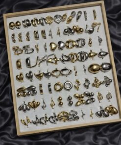 100 ANEIS SORTIDOS DOURADO / PRATA