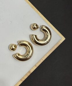 Brinco Bijoux Premium Dourado / Prata (ABS)