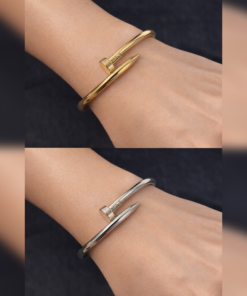 Bracelete Aço Inox Dourado / Prata