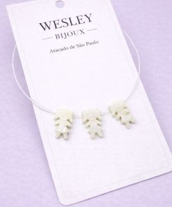 Colar Madrepérola Nylon 3 Meninas