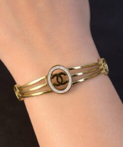 Bracelete Aço inox Dourado