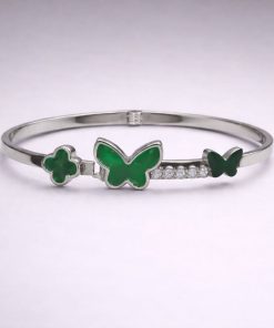 Bracelete Aço inox Prata