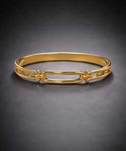 Bracelete Aço inox Dourado