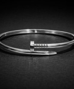 Bracelete Aço inox Prata