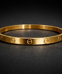 Bracelete Aço inox Dourado