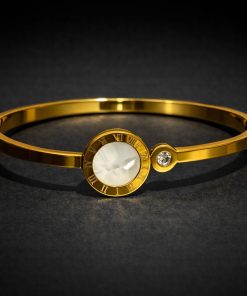 Bracelete Aço inox Dourado