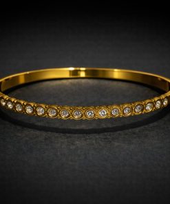 Bracelete Aço inox Dourado