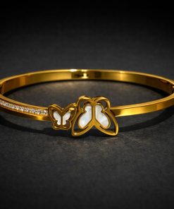 Bracelete Aço inox Dourado