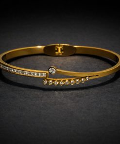 Bracelete Aço inox Dourado