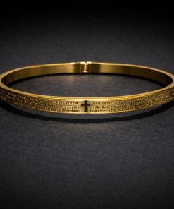 Bracelete Aço inox Dourado