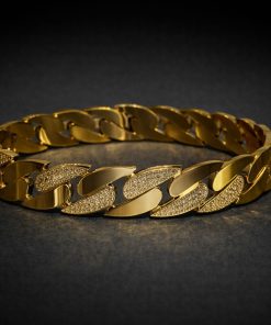 Bracelete Aço inox Dourado