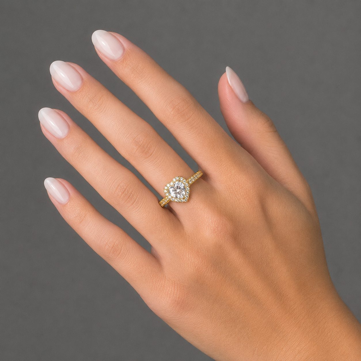 Anel Cravejado Bijoux Premium Dourado Inspiração Virgínia 002