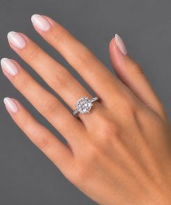 Anel Cravejado Bijoux Premium Níquel Inspiração Virgínia 005