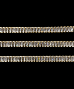 Kit 3x Colar Rivieira Aço Inoxidável Dourado 001