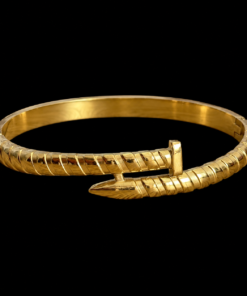 Bracelete Aço Inox dourado 037