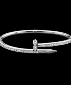 Bracelete Aço Inox Prata 054