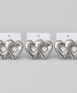 Kit 3 Brincos Bijoux Premium Prata 002