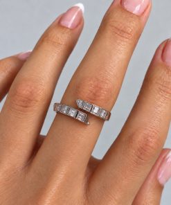 Anel Regulável Bijoux Premium Prata 020