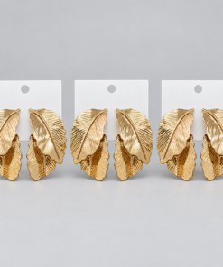 Kit 3 Brincos Bijoux Premium Dourado 32