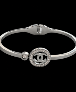 Bracelete Aço Inox Prata 047