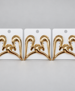 Kit 3 Brincos Bijoux Premium Dourado 20