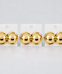 Kit 3 Brincos Bijoux Premium Dourado 54