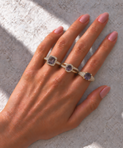 3 Anéis Regulável Bijoux Premium Dourado Coleção 4