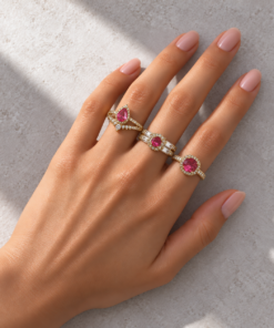 3 Anéis Regulável Bijoux Premium Dourado Coleção 3