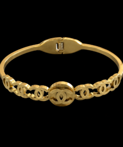 Bracelete Aço Inox dourado 042