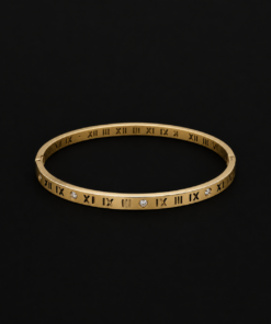 Bracelete Aço Inox Dourado 060