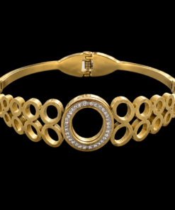 Bracelete Aço Inox dourado 039