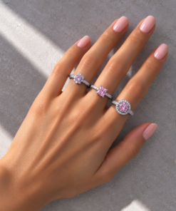 3 Anéis Regulável Bijoux Premium Prata Coleção 8