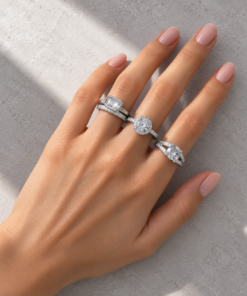 3 Anéis Regulável Bijoux Premium Dourado Coleção 2