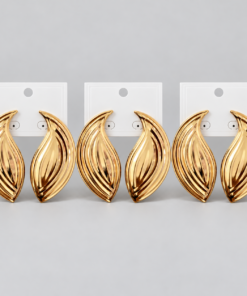 Kit 3 Brincos Bijoux Premium Dourado 46