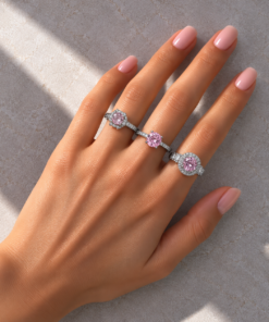 3 Anéis Regulável Bijoux Premium Prata Coleção 7