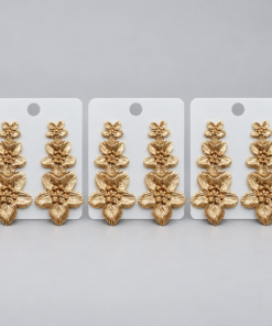 Kit 3 Brincos Bijoux Premium Dourado 19